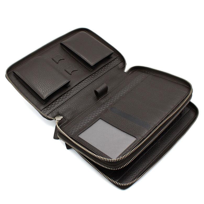ダンヒル dunhill トラベルコンパニオン オーガナイザー トラベルケース ダブルジップ 財布 メンズ L2K545B ADV8の画像