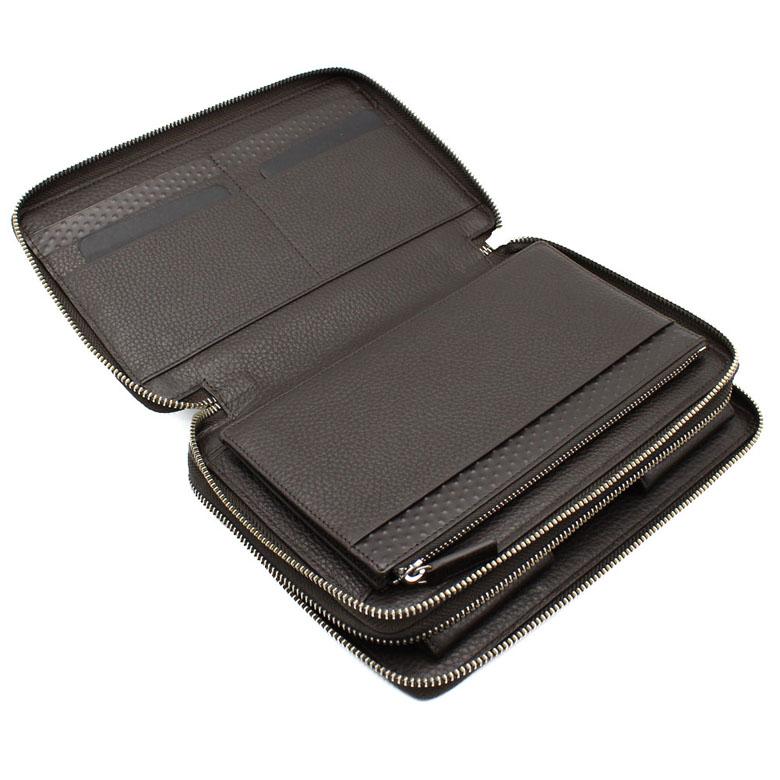 ダンヒル dunhill トラベルコンパニオン オーガナイザー トラベルケース ダブルジップ 財布 メンズ L2K545B ADV8の画像