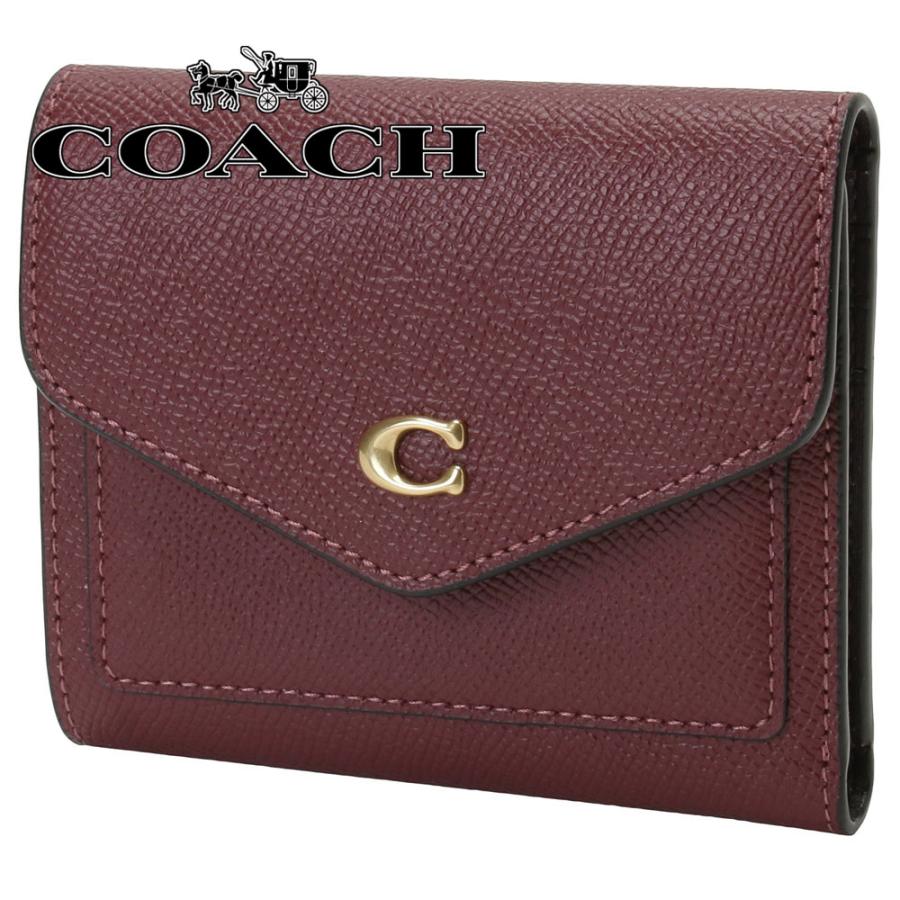 コーチ COACH C2328 B4WN ウィン 三つ折り財布 スモールウォレット 