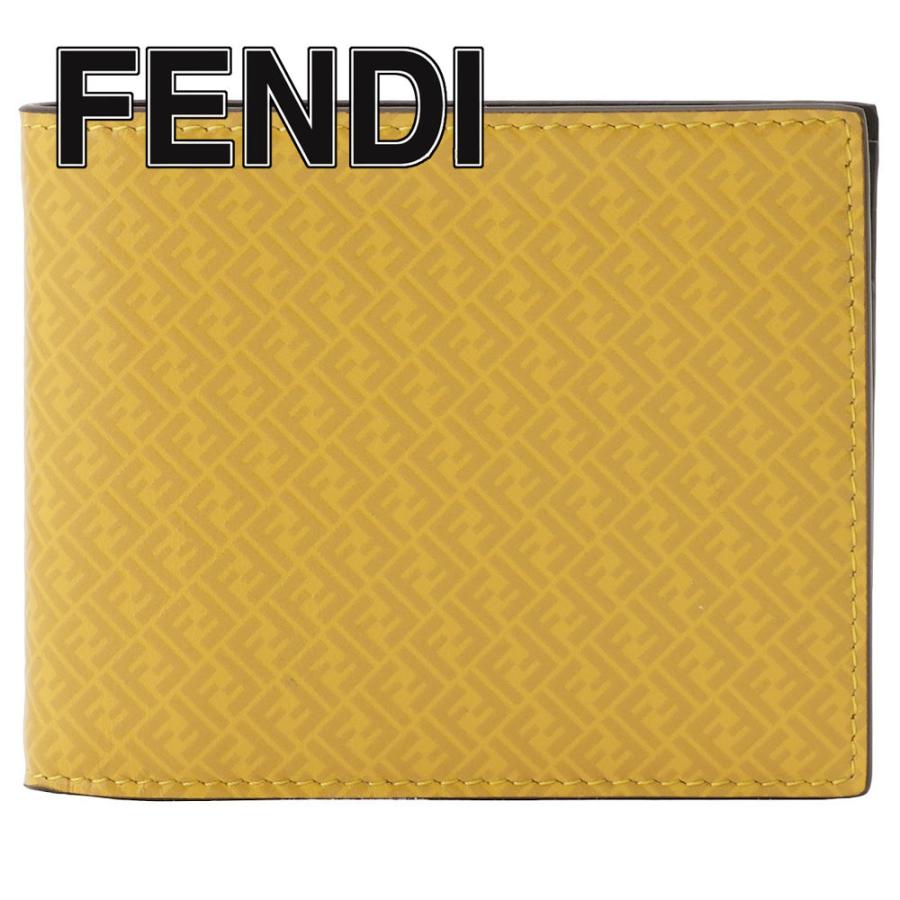 フェンディ FENDI 7M0001 AGLP F0M8A マイクロFF 小銭入れ付 二つ折り 