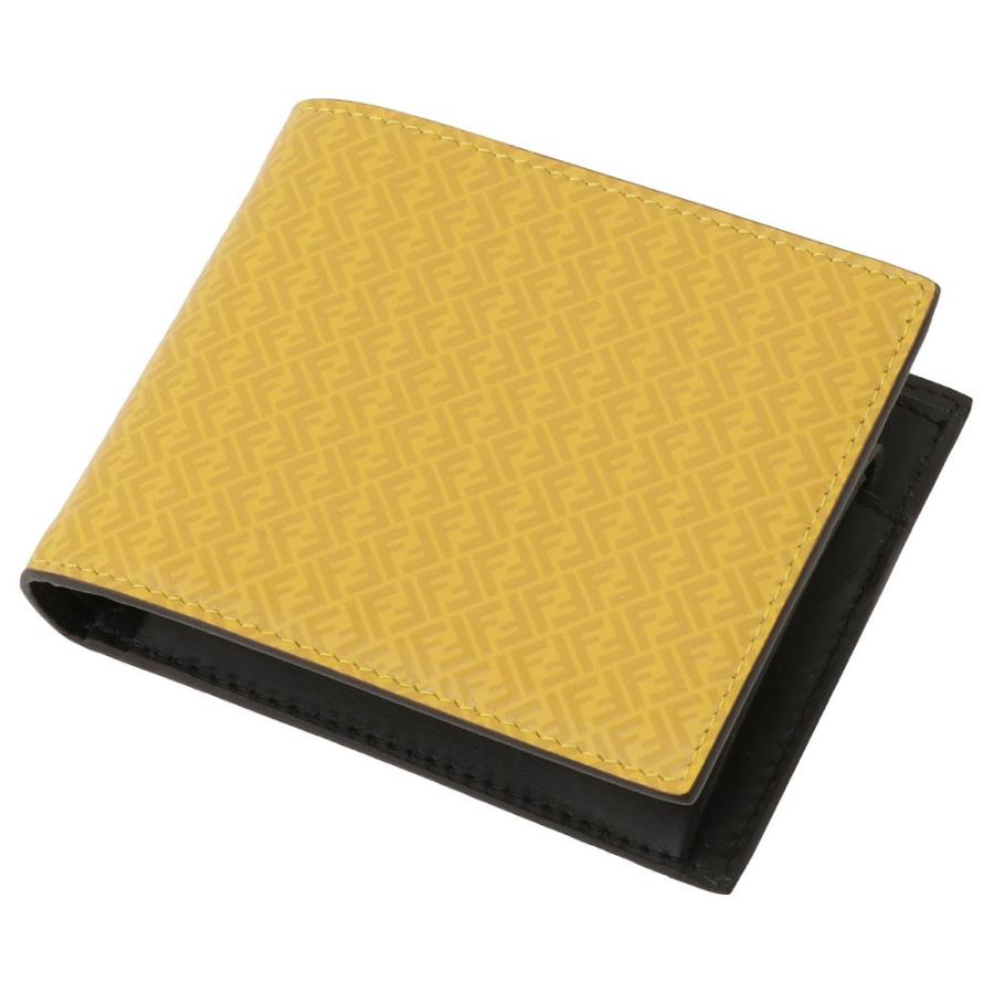 フェンディ FENDI 7M0001 AGLP F0M8A マイクロFF 小銭入れ付 二つ折り 