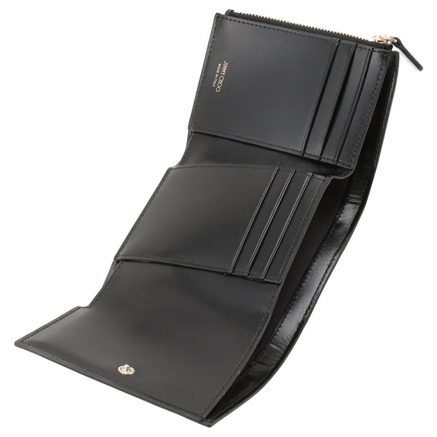 ジミーチュウ JIMMY CHOO MARINDA TAZ BLACK LIGHT GOLD マリンダ 三  