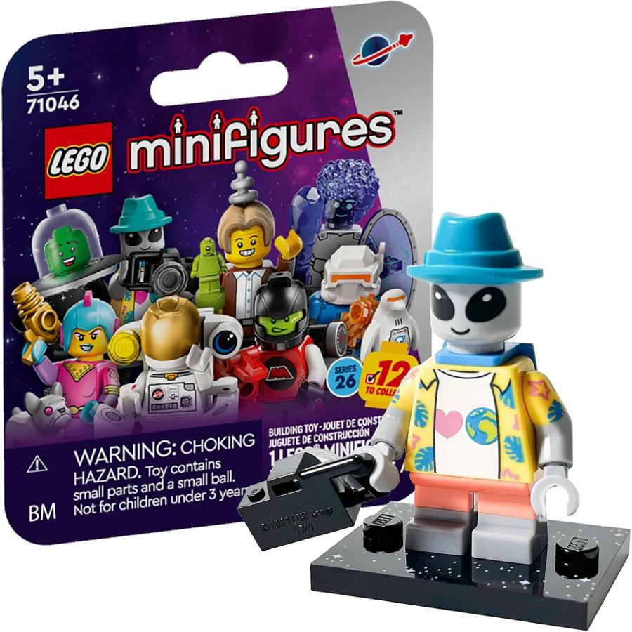 メール便可185円＞確定！【観光中のエイリアン 】LEGO レゴ 71046 ミニ
