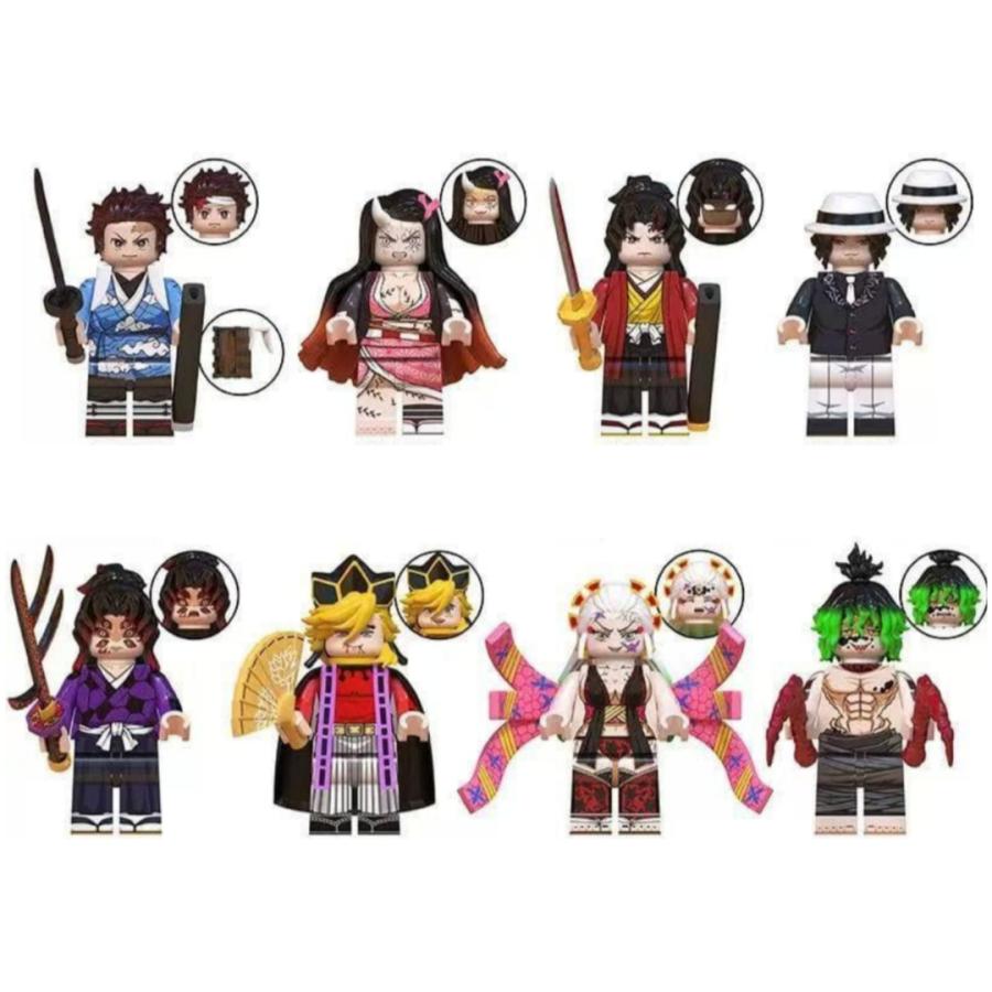 24体セット》鬼滅の刃 ミニフィギュア ブロック レゴ互換 : 第一店舗24