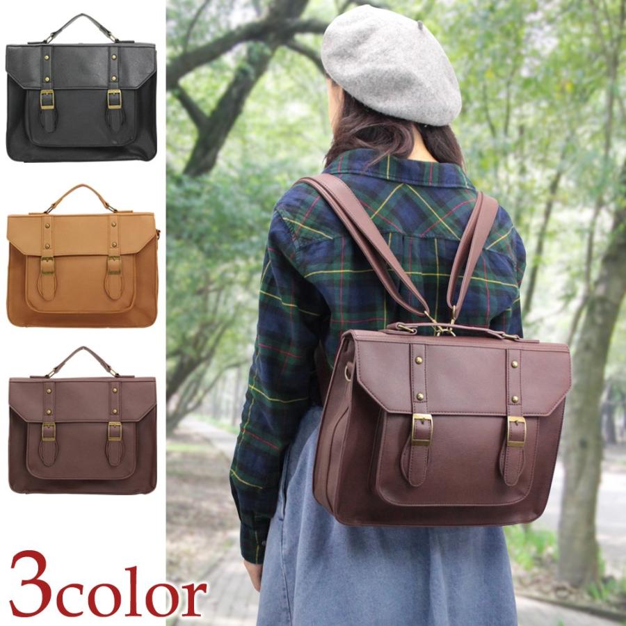 リュック レディース 3way ショルダー 手提げ A4 合成皮革 サッチェルバッグ :2816:ファーストサイト - 通販 -  Yahoo!ショッピング