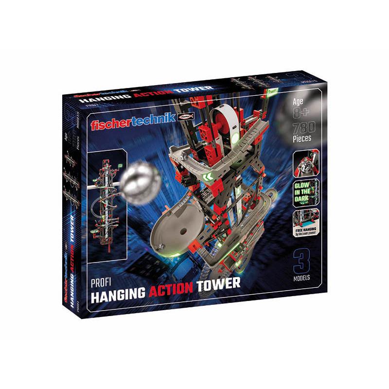 Hanging Action Towerハンギング・タワー 暗い部屋で光るグローステッカー 部品数780 8歳から マーブルラン fischertechnik フィッシャーテクニック 554460 | LEGO