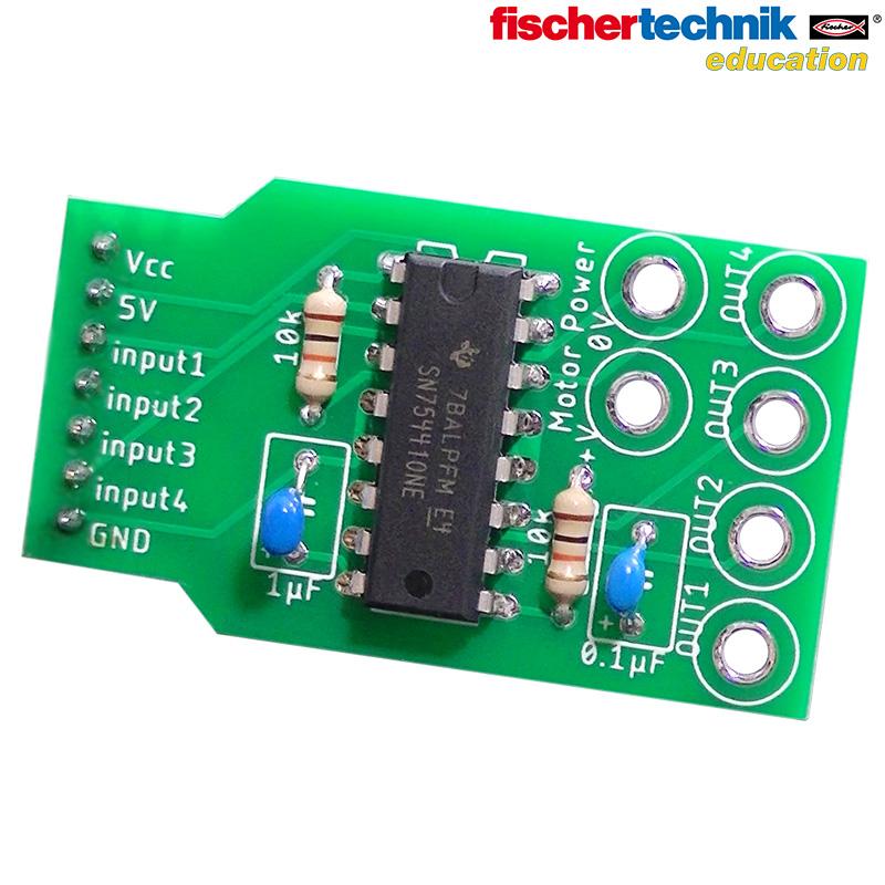 Motor Driver Board モータードライバ基板 : fischertechnik-education