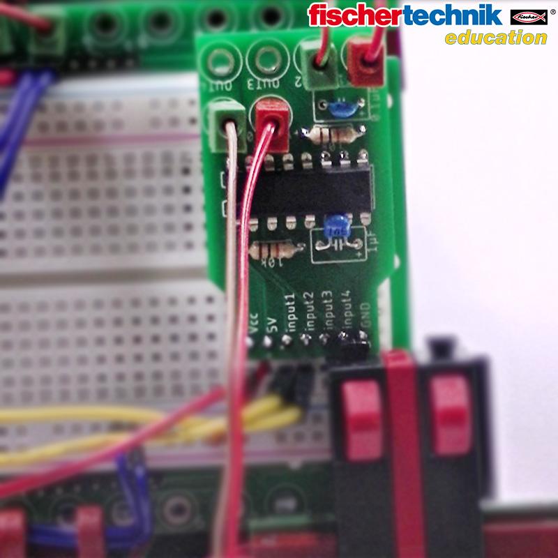 Motor Driver Board モータードライバ基板 : fischertechnik-education