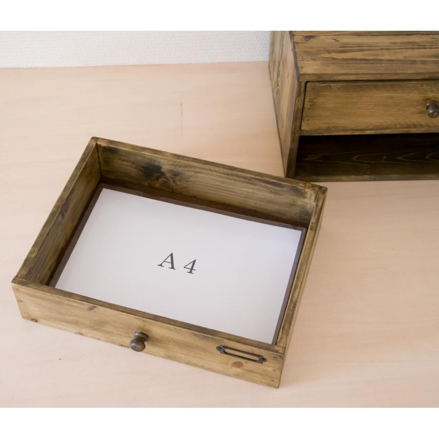 ミニチェスト 2段 小引き出し チェスト 収納 引き出し 卓上 木