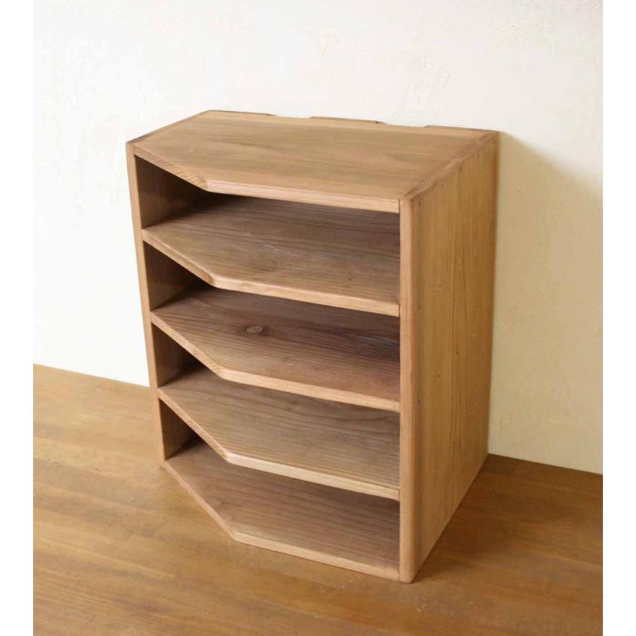 ファイルスタンド A4クリアホルダ 木箱 収納 ボックス 木製 ファイル