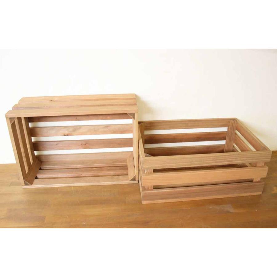 ウッドコンテナボックス 木箱 ボックス 収納 コンテナボックス ワイン