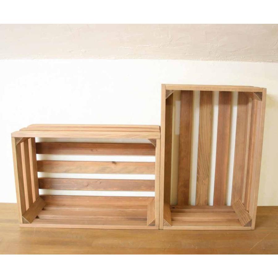 ウッドコンテナボックス 木箱 ボックス 収納 コンテナボックス ワイン