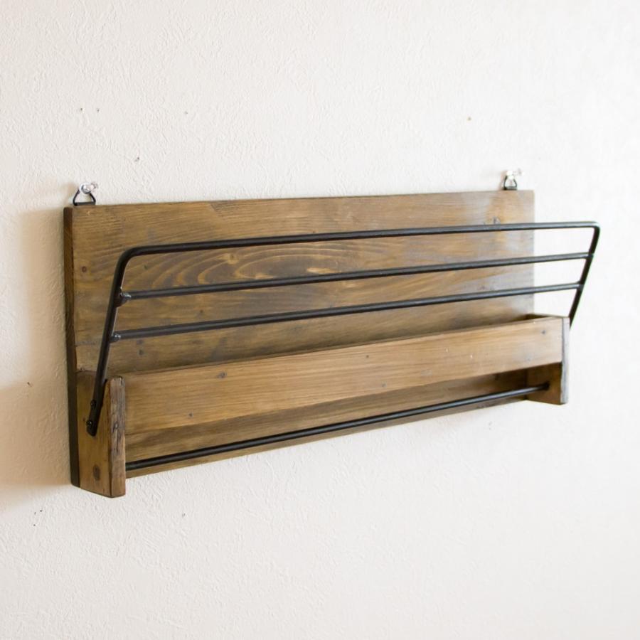 ニュースペーパーラック L バー付き 新聞ラック マガジンラック