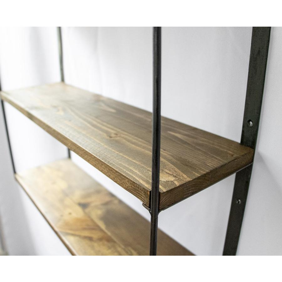 ウォールシェルフ 3段 ウォールラック 壁掛けラック CDラック CD