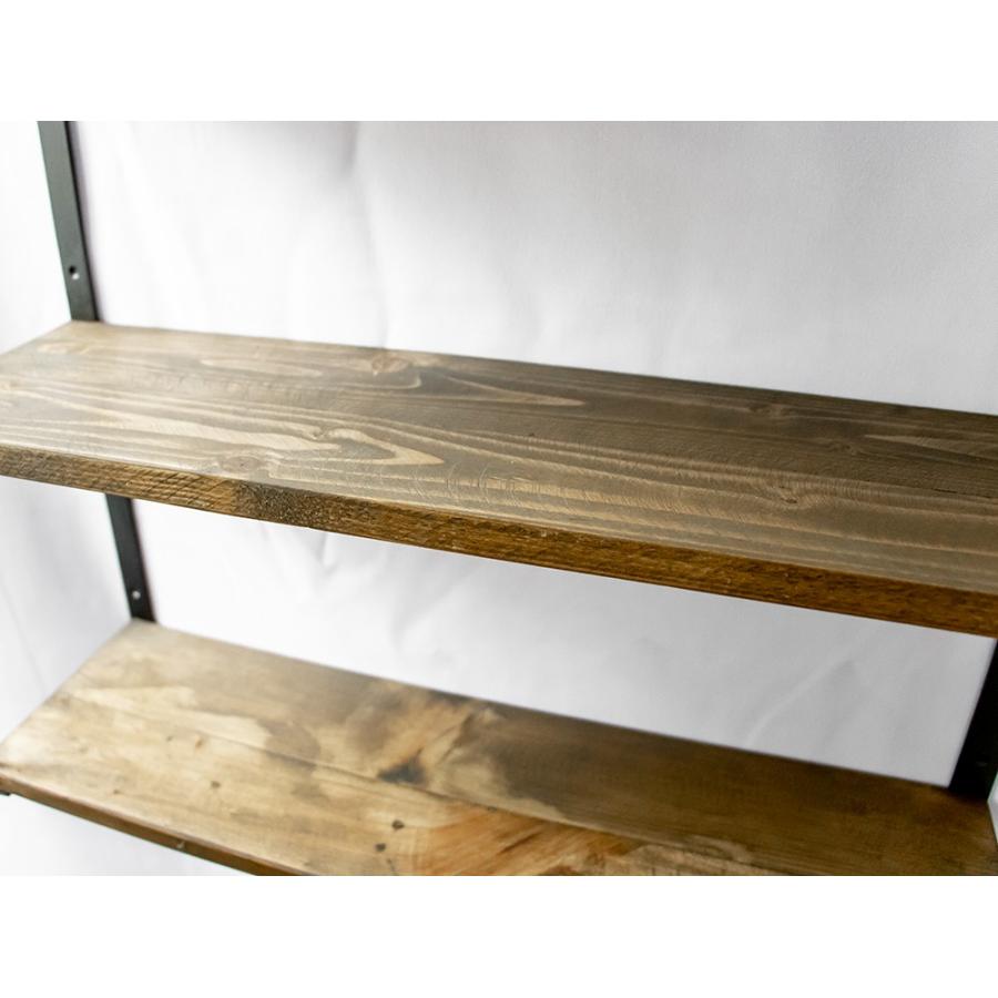 ウォールラック 壁掛け シェルフ 木製ラック インテリア 棚 カントリー ウォールシェルフ 3段 ウォールラック 壁掛けラック CDラック