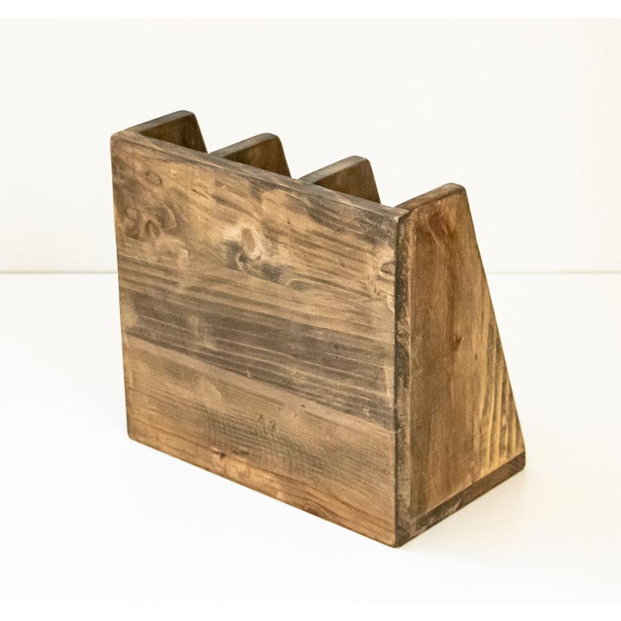 ヴィンテージ　木製　レターラック　卓上オーガナイザー ヴィンテージ木製レターラック/オーガナイザー - Etsy 日本