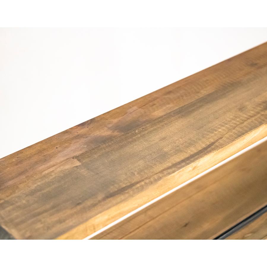 アイアン３段スパイスラック・飾り棚・落下防止平鉄 アイアン3段木材コンパクトスパイスラック・調味料棚・落下防止