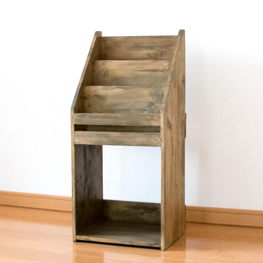 マガジンスタンド 絵本棚 スリム 送料無料 マガジンシェルフ マガジンラック 本棚 ニュースペーパースタンド アンティーク カントリー 北欧 英国風 Fiscu フィスク 通販 Yahoo ショッピング