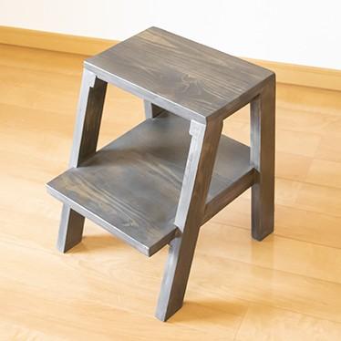 美品　イタリア　木製スツール　オーク材　子供椅子　花台　踏み台　ビンテージ スツール 木製 椅子 ミニスツール 玄関 花台 ミニテーブル