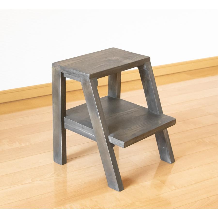 ベッドサイド 脚立ステップスツール 木材 スモール 踏み台 2段 スモール ベッドサイド 脚立ステップスツール 2段 踏み台 木材 【公式