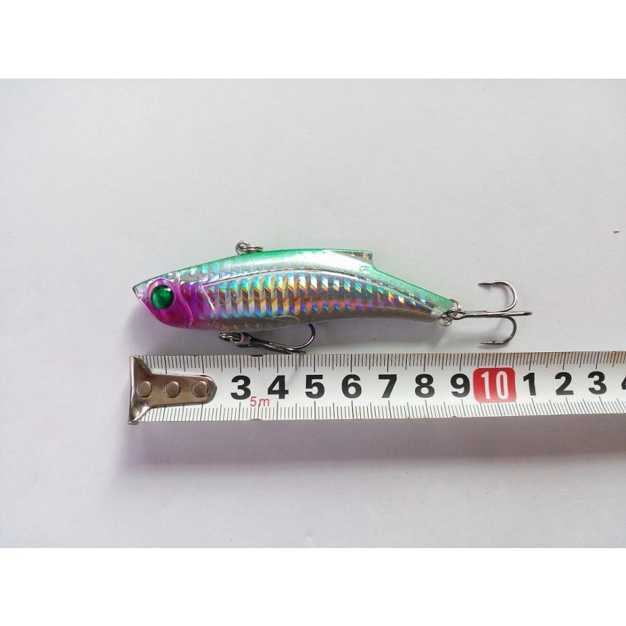 バイブレーション 28g 9cm レンジ キープ 遠投 シーバス 青物 根魚 フラットフィッシュ トリプルフック バイブ 1 雪見堂yahoo 店 通販 Yahoo ショッピング