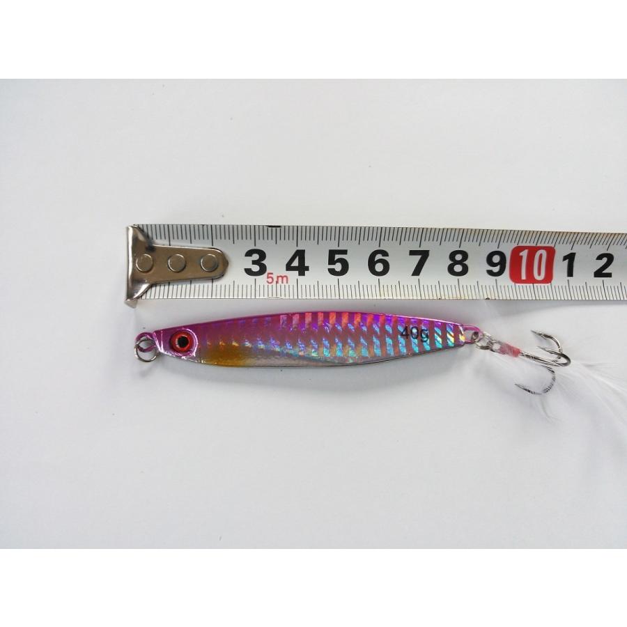 メタルジグ フェザー付き 40g 7色 セット 8 5cm 海の定番カラー フェザー付 ジギング 漁港 河口 シーバス 青物 フラットフィッシュ 根魚 307 雪見堂yahoo 店 通販 Yahoo ショッピング