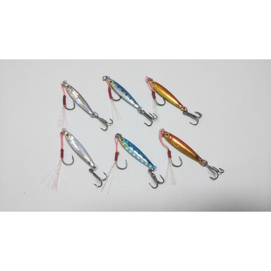 3g マイクロジグ アシストフック付き 6本セット ウルトラライトゲームに メタルジグ センターバランス 海の小物釣り メバル カマス 3gassisstmicro2 雪見堂yahoo 店 通販 Yahoo ショッピング