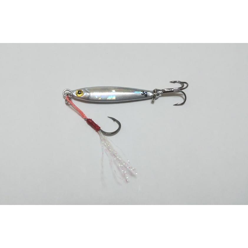 3g マイクロジグ アシストフック付き 6本セット ウルトラライトゲームに メタルジグ センターバランス 海の小物釣り メバル カマス 3gassisstmicro2 雪見堂yahoo 店 通販 Yahoo ショッピング