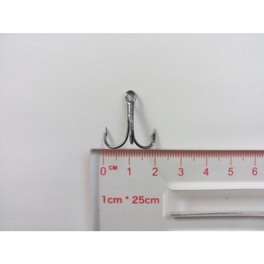 トリプルフック トレブルフック 4 本 セット ルアー用 シーバス バイブレーション ブラックバス 針 ミノー フィッシング メタルジグ 入園入学祝い 釣り