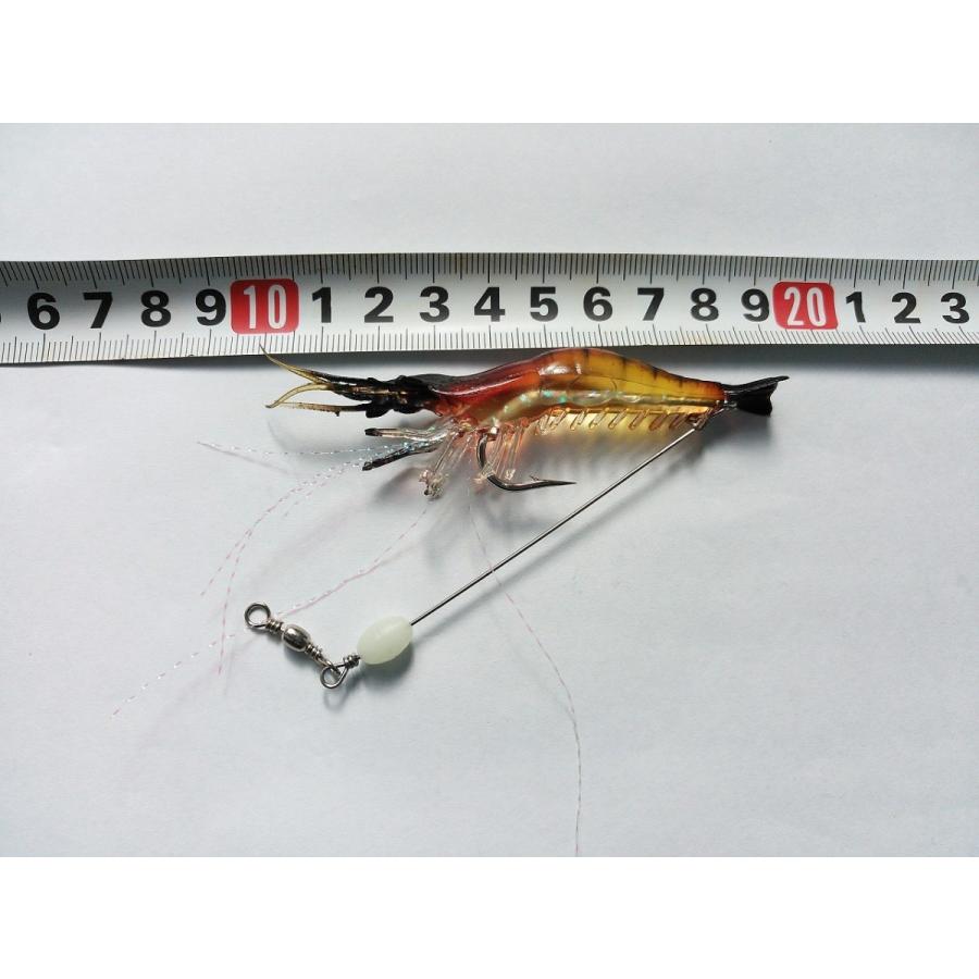 エビ ワーム ソフトルアー 3本セット 9cm 6g 疑似餌 ワイヤー 夜光玉付き シーバス マダイ タチウオ シュリンプ ソルト ショア オフショア 5006 雪見堂yahoo 店 通販 Yahoo ショッピング