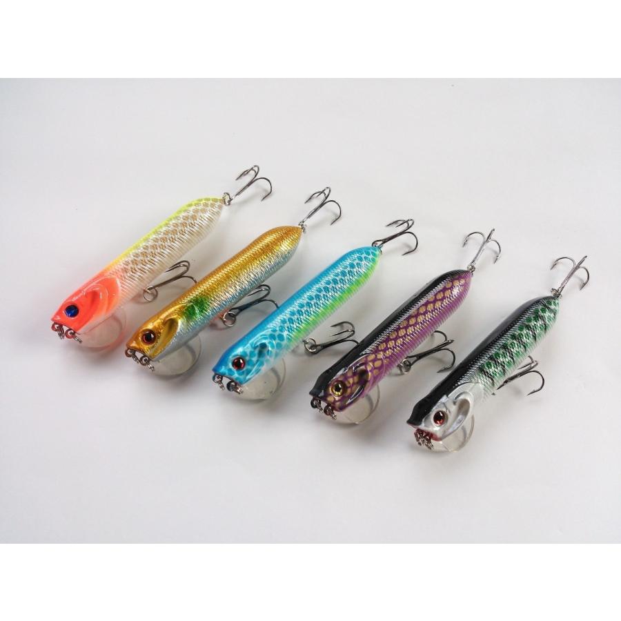 ポッパー 5色 セット 9 5cm 17g 水を受け流すカップ ペンシル ブラックバス シーバス イナダ シイラ ナマズ ライギョ トップゲーム 532 雪見堂yahoo 店 通販 Yahoo ショッピング