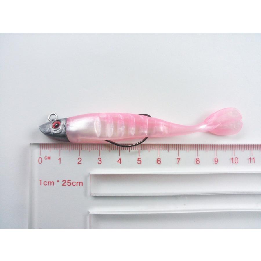 魚の頭 ジグヘッド ワーム ソフトルアー 11cm 16g 5色 セット ヘッドと針が切り離し可能 やわらか素材 シャッドテール 3d ブラックバス 5798 雪見堂yahoo 店 通販 Yahoo ショッピング