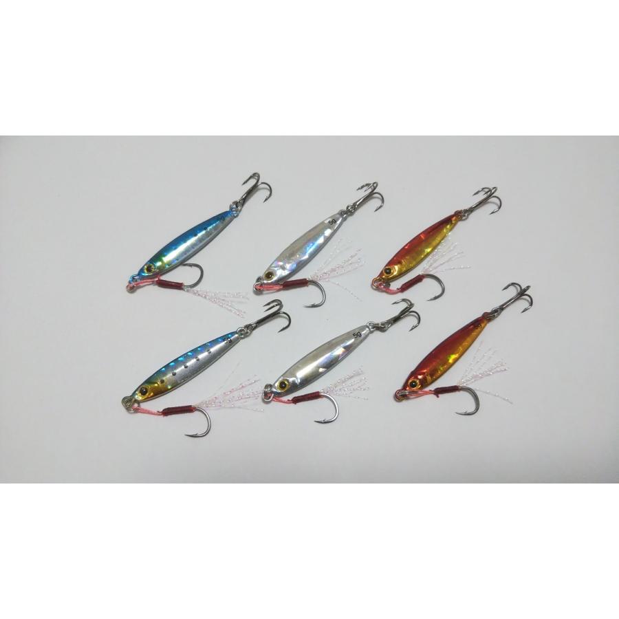 5g マイクロジグ アシストフック付き 6本セット ウルトラライトゲームに メタルジグ センターバランス 海の小物釣り メバル メッキ カマス 5gassisstmicro 雪見堂yahoo 店 通販 Yahoo ショッピング