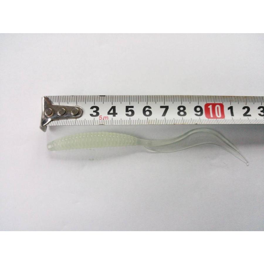 カーリーテール 約12cm 42本 セット 7色 ひらひら バス釣り 根魚 フラットフィッシュ 青物 シーバス ストレート ファッション通販 ロックフィッシュ