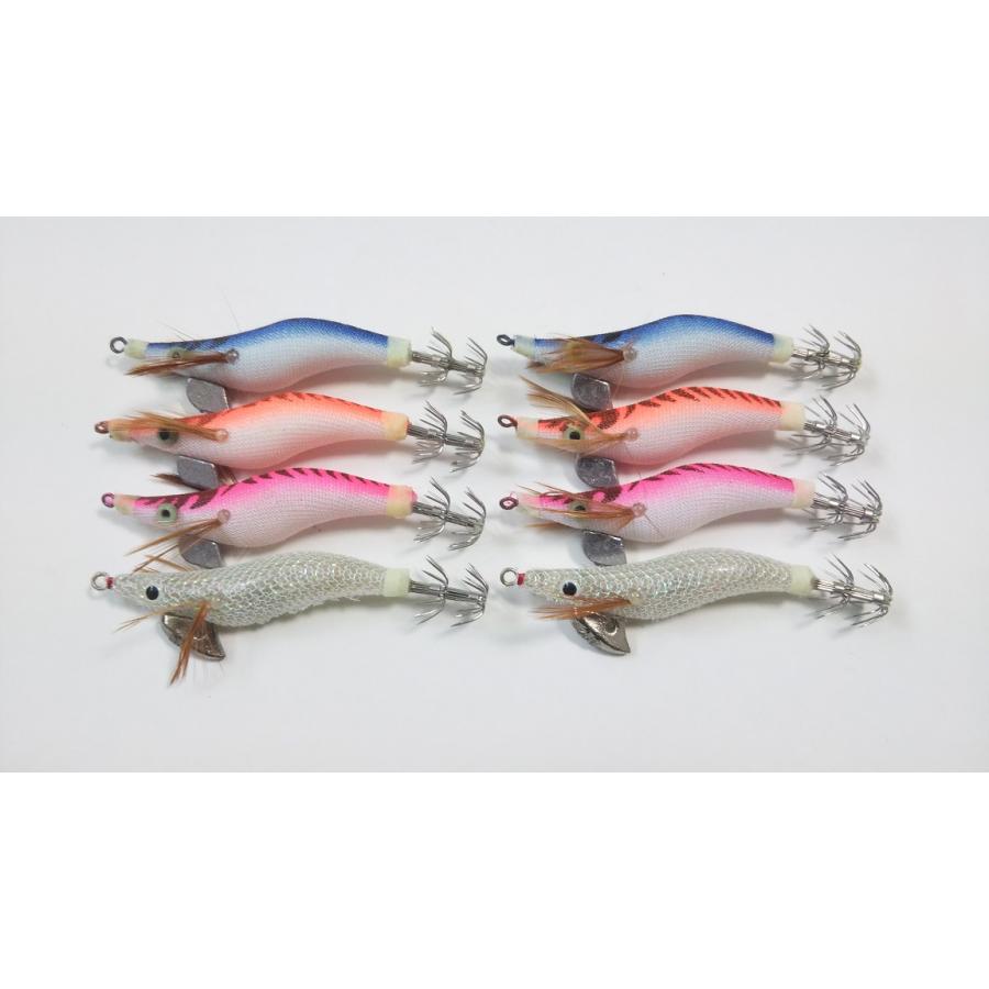 エギ 2 0号 2号 8個 セット 約8 5cm 約7g 小さいイカに アオリイカ ヤリイカ スルメイカ マイカ コウイカ ケンサキイカ ヒイカ 新作からsaleアイテム等お得な商品満載