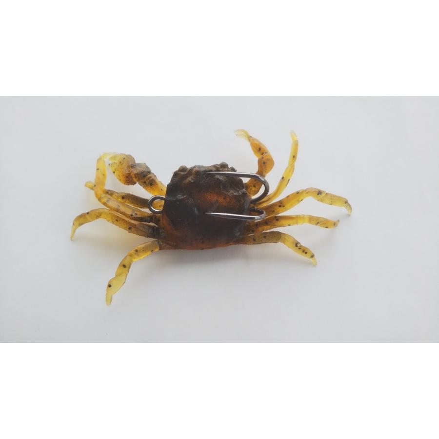 カニ型 ワーム ソフトルアー 33g 3色セット 蟹 タコ 釣り 海 チヌ クロダイ 真鯛 マダイ シーバス ブラックバス ダブルフック ソルトウォーター Kani 雪見堂yahoo 店 通販 Yahoo ショッピング