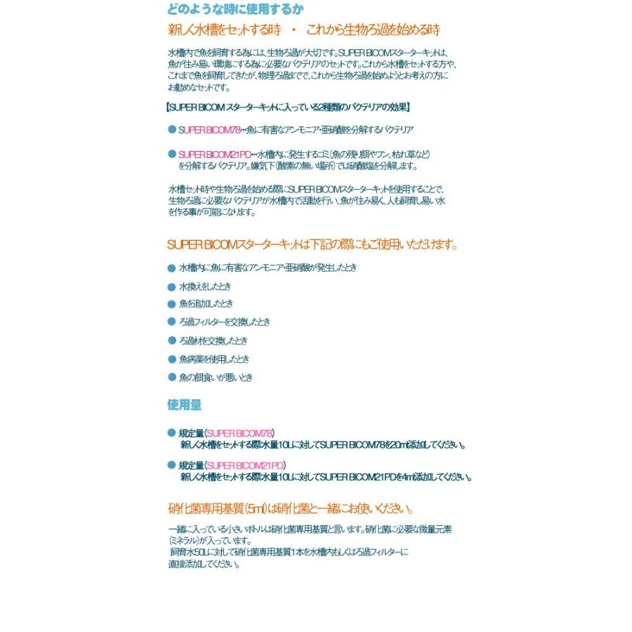 アクアリウム 用品 バイコム スーパーバイコム スターターキット250ml 海水用 取寄商品 Bicom1005 熱帯魚通販のネオス 通販 Yahoo ショッピング