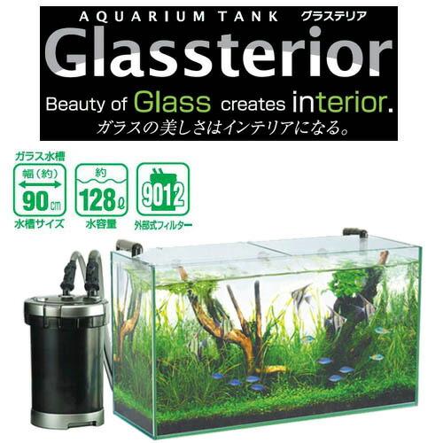GEXグラステリア900ガラス水槽、水槽台セット GEX（ジェックス） (アクアリウム 用品)GEX グラステリア 900 6点