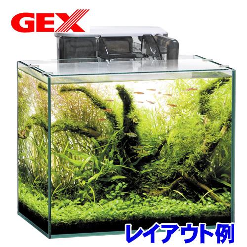 (アクアリウム　用品)GEX　グラステリア　300　6点セット　水槽セット/飼育セット/水槽 おしゃれ/アクアリウム 水槽/アクアリウム セット｜fish-y｜03