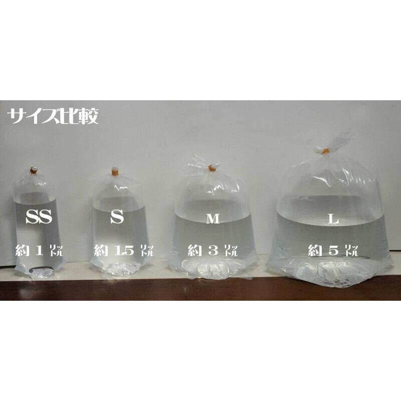 GEX（ジェックス） (アクアリウム 用品)ネオス観賞魚用丸底ビニール袋