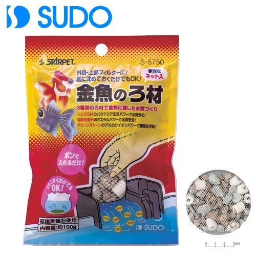 賜物 アクアリウム 用品 スドー 金魚のろ材 100g S 5750 Shipsctc Org