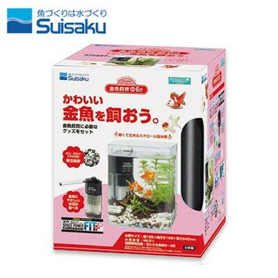 アクアリウム 用品 水作 金魚飼育基本6点セット 水槽セット 飼育セット Sui1113 熱帯魚通販のネオス 通販 Yahoo ショッピング