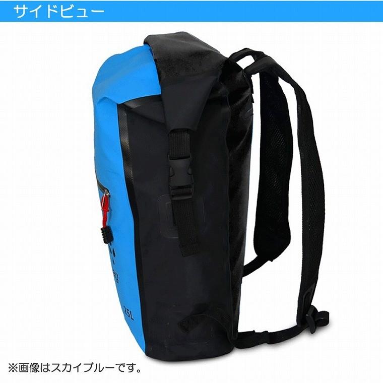 防水バッグ ドライバッグ リュック バックパック ドライチューブ 25L |  | 05