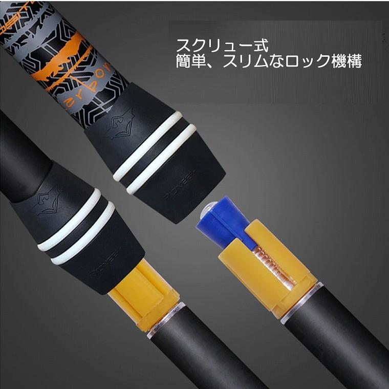 トレッキングポール 2本セット カーボン製 超軽量190g 登山 ストック　スティック Tグリップ 杖 伸縮式 コンパクト ウォーキング |  | 09