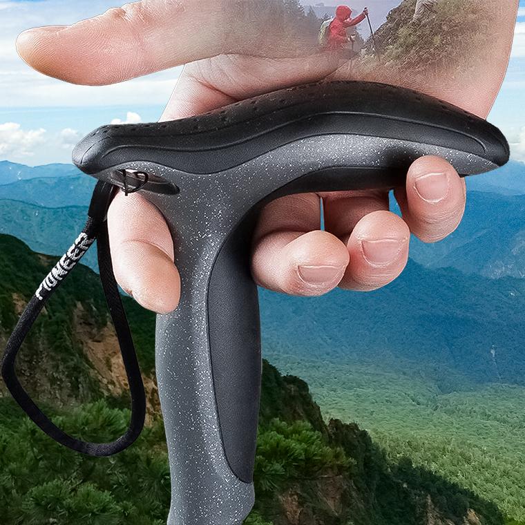 トレッキングポール カーボン製 軽量 1本のみ 登山 ストック スティック Tグリップ 杖 伸縮式 コンパクト ハイキング ウォーキング エルゴノミック |  | 08