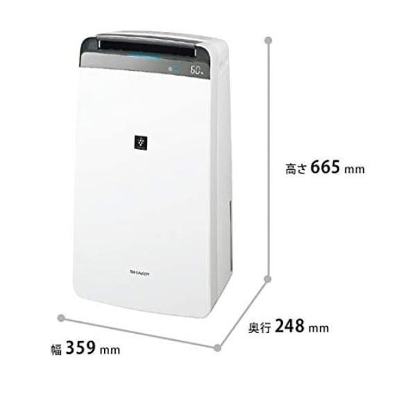 SHARP CV-L180 除湿機 衣類乾燥 e-TREND｜シャープ プラズマクラスター除湿機 CV-L180-W