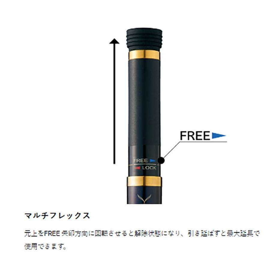Gamakatsu（がまかつ） がま磯 マルチフレックスたもの柄4 6.0m : いの