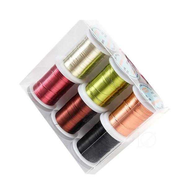 コパーワイヤー Copper Wire 6色セット 0.2mm 18M コパーワイヤー Copper Wire 6色セット 0.2mm 18M
