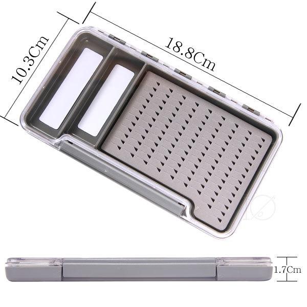 FLY BOX フライケース ボックス 薄型透明タイプ マグネット付