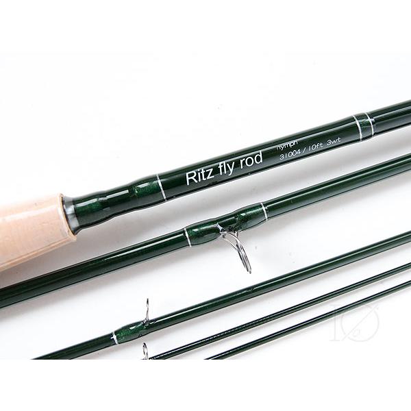 フライロッド #3 Fly Rod スペアティップ付 ダークグリーン ニンフ仕様 10ft フライロッド #3 Fly Rod スペアティップ付 ダークグリーン ニンフ仕様 10ft